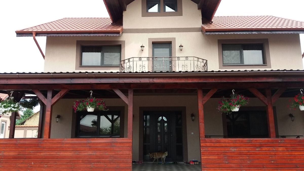 Corbu House | Pensiunea Bianca are 4 units of cazare, with terraces as foisor pentru gratar .