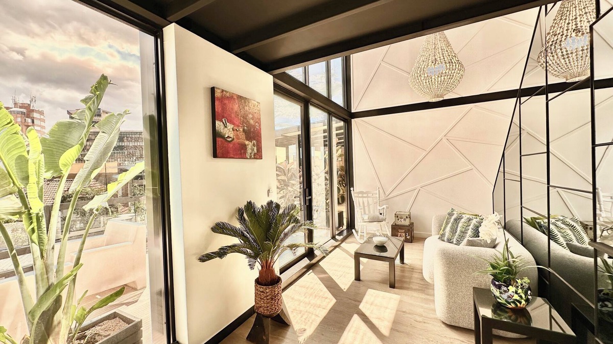 Financial District Apartment | Pent House Duplex with Terrace and view of Bogota