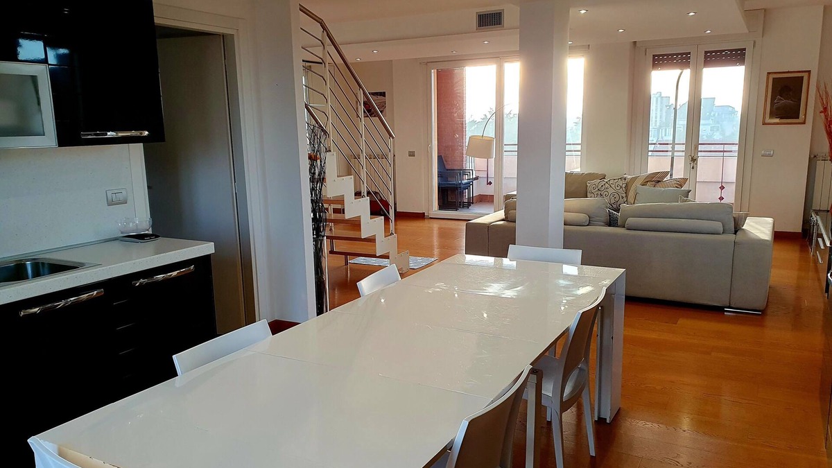 Busto Arsizio Apartment | Penthouse 2 levels with panoramic view from 2 terraces. Very close to Malpensa.