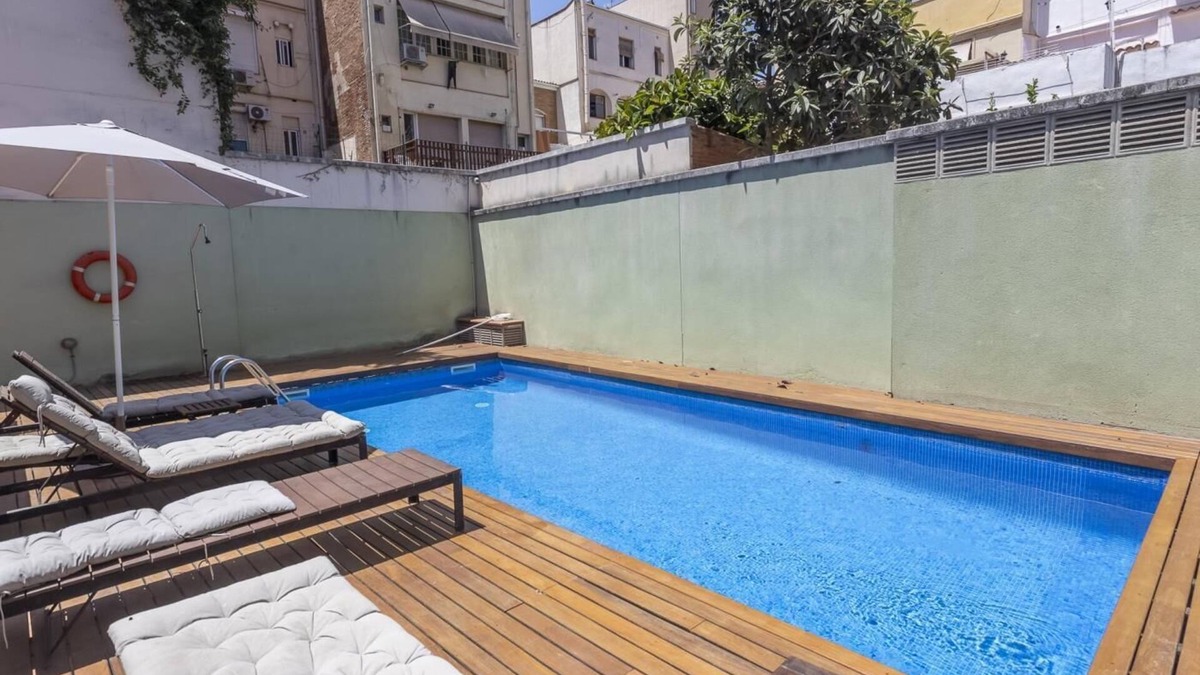 la Vila de Gracia Apartment | Penthouse 2 rooms 6 pax with Pool and Terrace Sagrada Familia Free WiFi