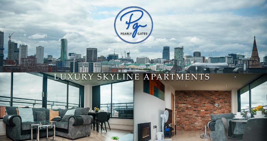 Bordesley Apartment | Penthouse - Amazing City Skyline Views - Free Parking - Balcony - Utilita Arena - New St Station - Bullring Shopping