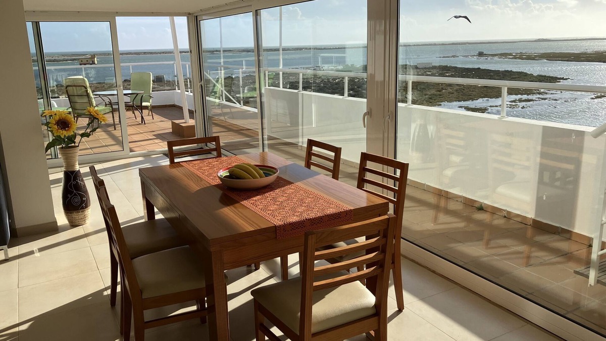 Fuseta Apartment | Penthouse Apartment With Communal Pool & Spectacular Lagoon Views.