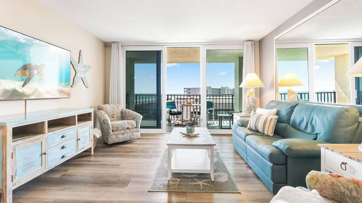 Port Canaveral Condo | Penthouse Cape Winds 509 - On the beach with ocean views!