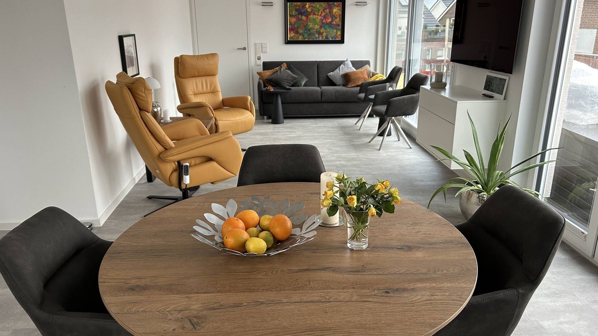 Jever Apartment | Penthouse Jever - Großzügige Dachterrasse