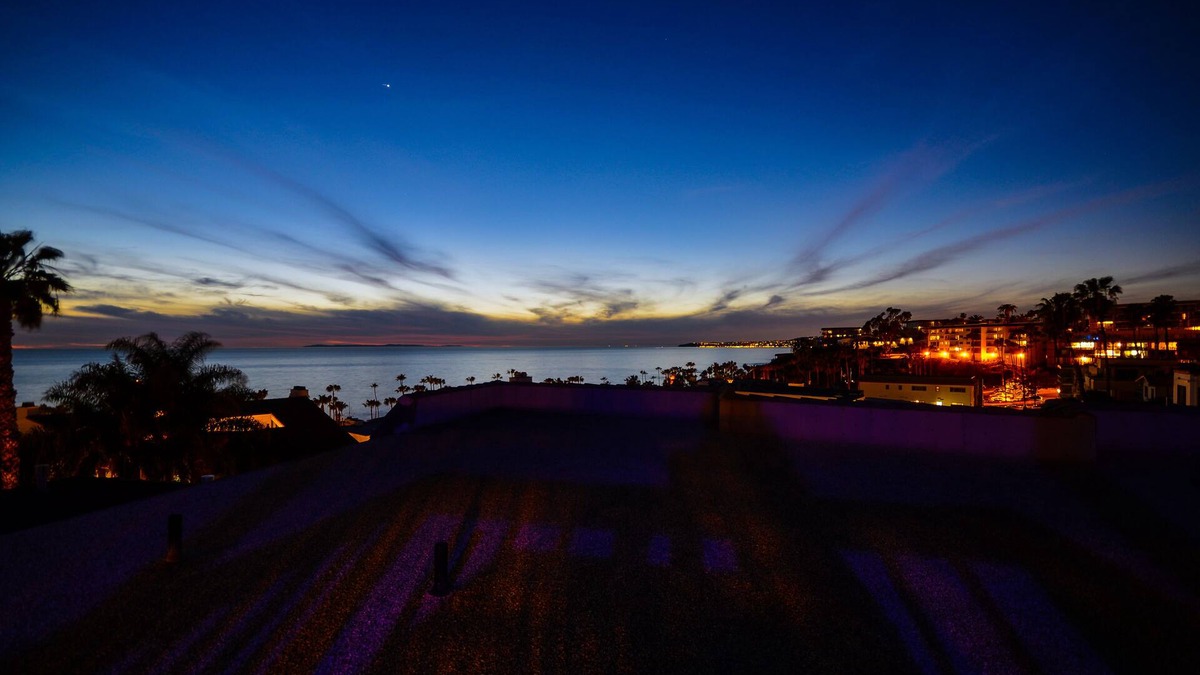 San Clemente Condo | Penthouse, sparkling ocean, sunset, city light Views, Central Air Conditioning