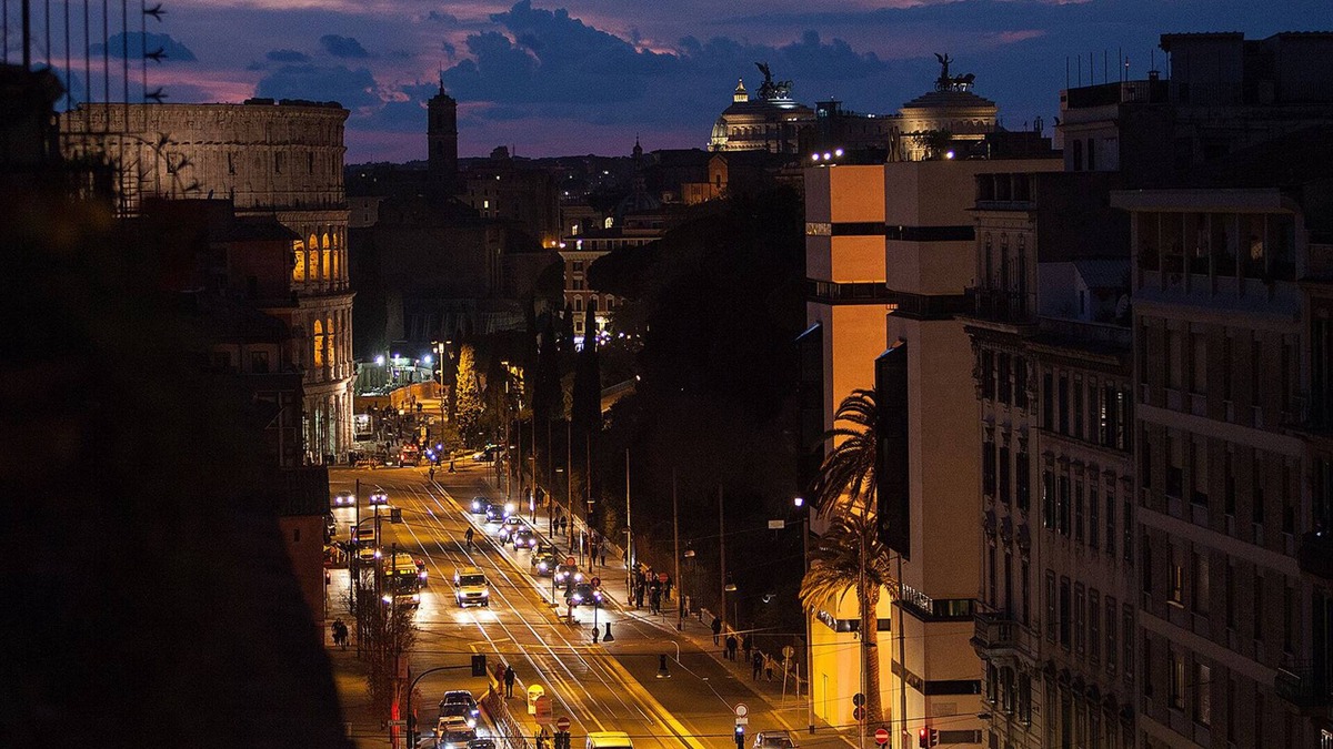Monti Apartment | Penthouse with large terrace overlooking Colosseum and center of Rome.