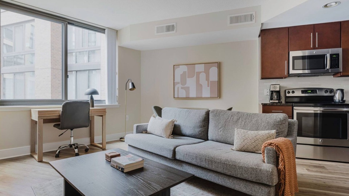 Mount Vernon Triangle Apartment | Perfect Mt Vernon 1BR w/Gym, Pool & Security, near Metro, by Blueground