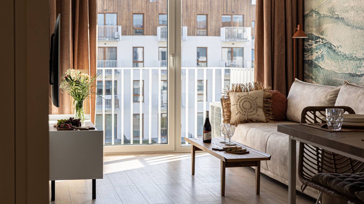 Gaski Apartment | Perla Komfort nad Morzem Taras z Widokiem Strefa SPA