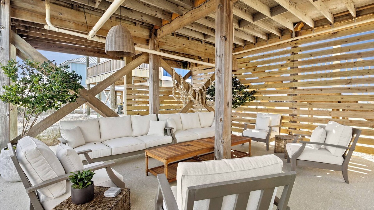 Fort Morgan House | Pet-Friendly 2BR Gulf Shores Beach House w/Ocean Views. Steps to the beach!