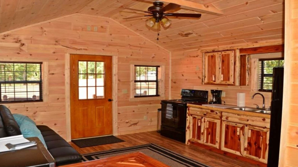 Buchanan Cabin | PET FRIENDLY 🐾 Cabin#1 Swan Bay Cabins & RV Park, Paris Tn, Kentucky Lake