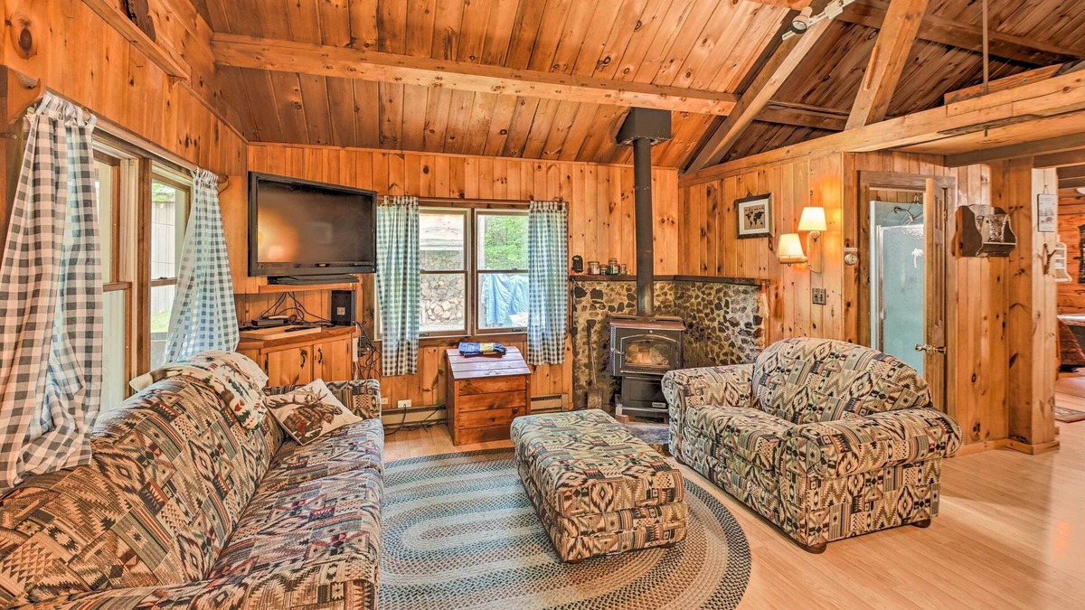 The Forks Cabin | Pet-Friendly Cabin in The Forks w/ Fire Pit!