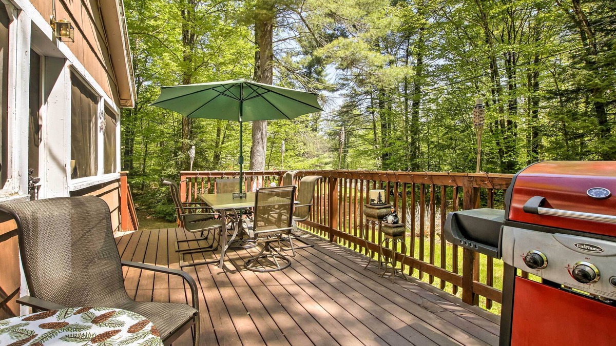 Williamsburg Cabin | Pet-Friendly Cabin w/Fire Pit, BBQ & Great Deck!