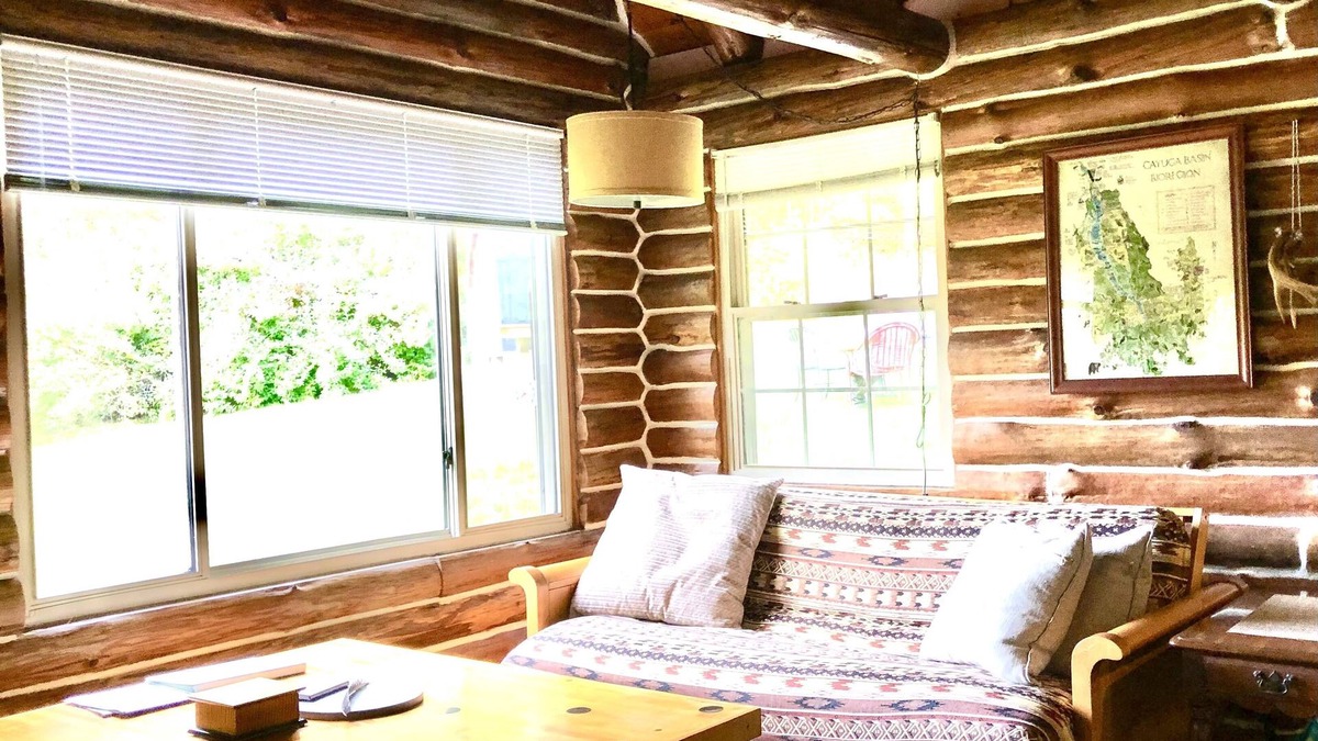 Willseyville Cabin | Pet-friendly Cabin with Authentic Sauna Situated Next To Private Spring-fed Pond
