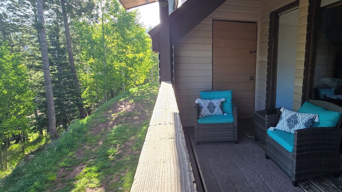 Angel Fire Condo | Pet Friendly Condo, Sleeps 4, Scenic Views, Walking Distance to Lifts, Bike Park
