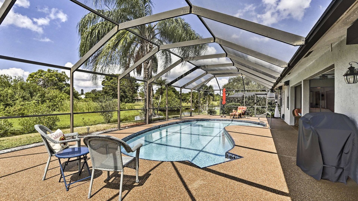 Lochmoor Waterway Estates House | Pet-Friendly Fort Myers Home w/Patio & Grill!