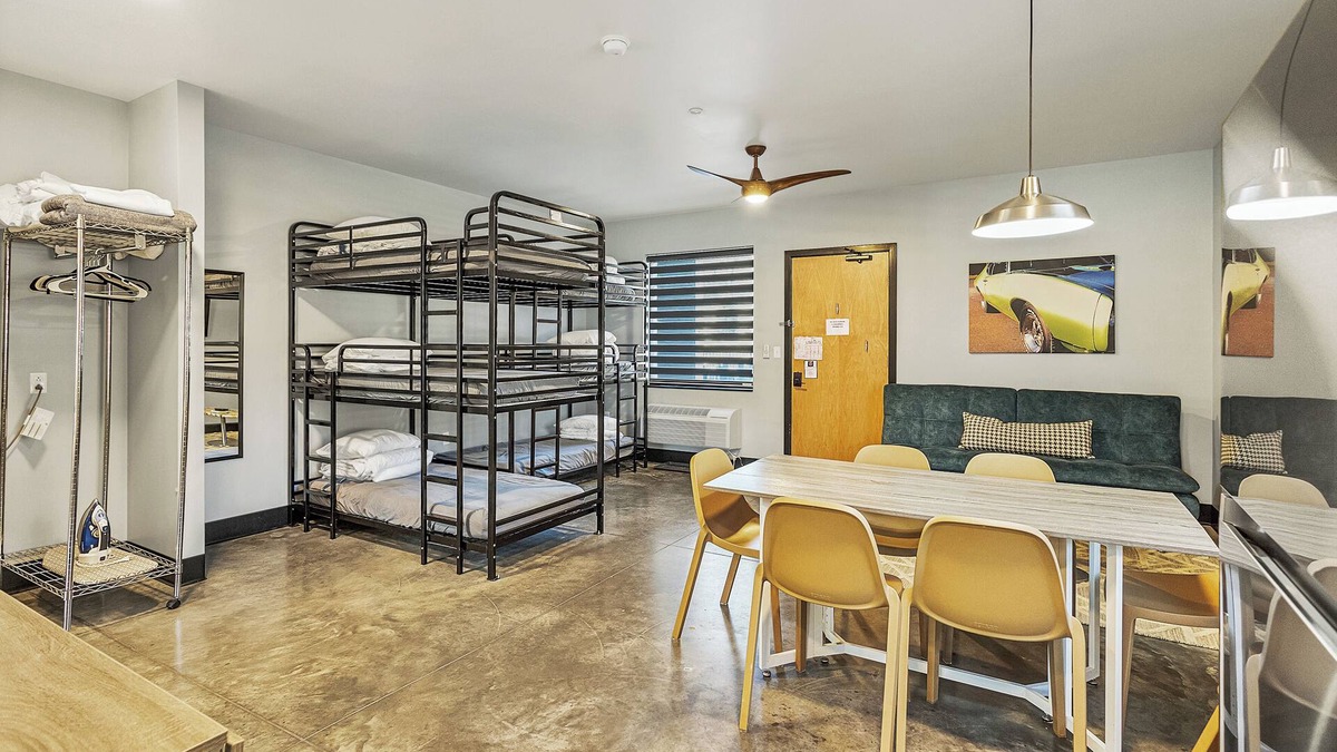 Pacific Hotel | Pet friendly family suite West of St. Louis with pool at The Landing Hub Boutique Hotel