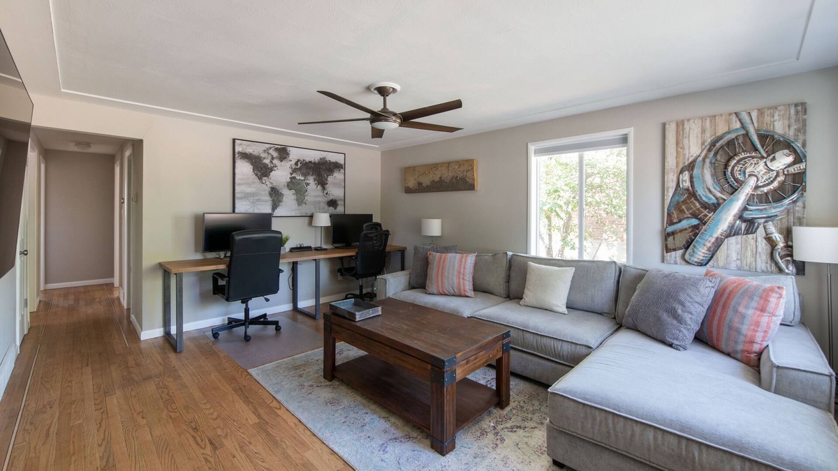 Arvada Plaza Area House | Pet Friendly, Fenced Yard, Patio, Workspace, Large TVs, Close to Old Town Arvada
