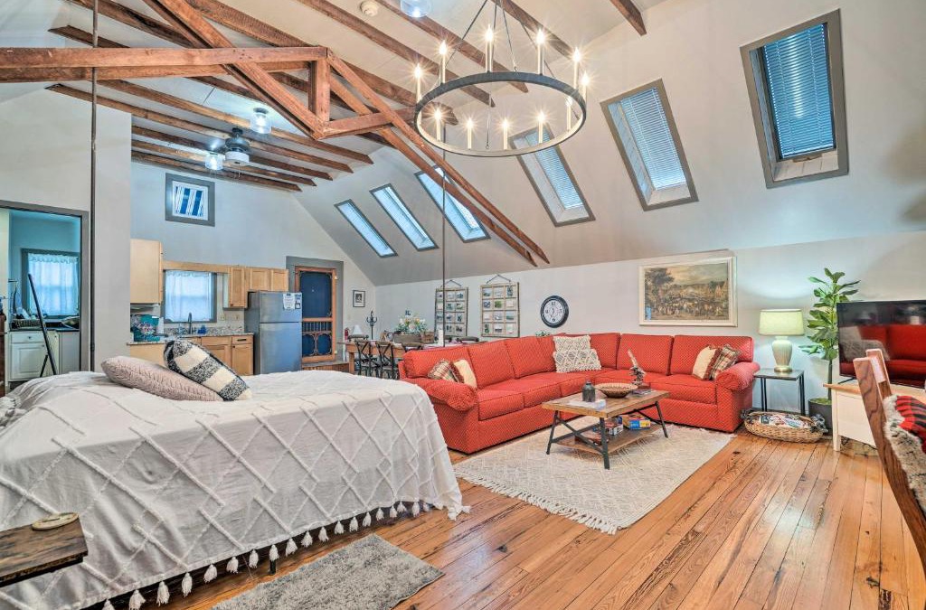 Bemus Point Apartment | Pet-Friendly Loft Vacation Rental with Fire Pit!