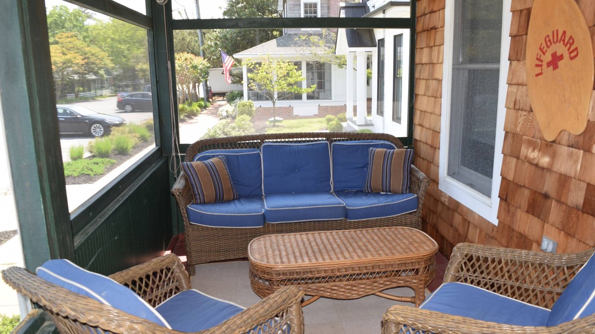 The Pines House | Pet Friendly North Rehoboth Ocean Block 5BR Home Steps to the Beach w/Large Porch