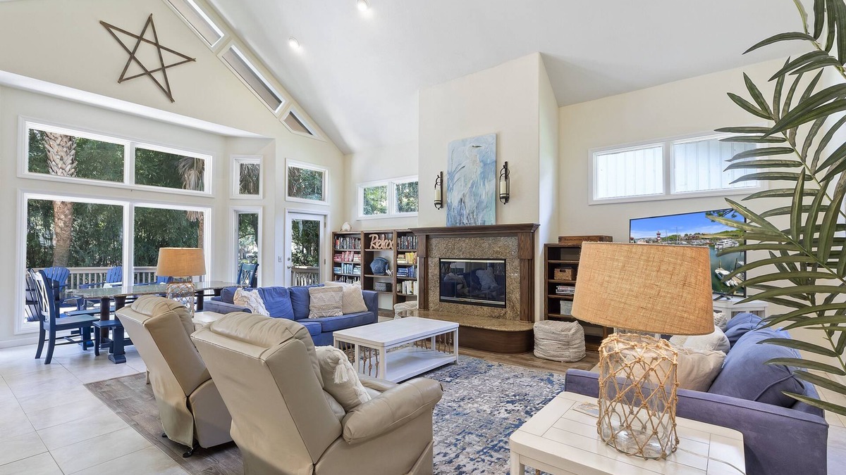Lawton Woods House | PET FRIENDLY Sea Pines Home! Private Pool, Bikes, Sleeps 12!