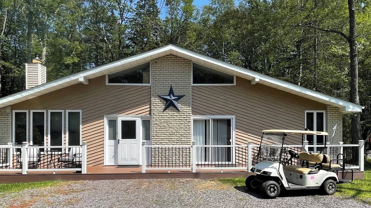 Locust Lake Village House | Pet Friendly Single Home backing up to open space.
