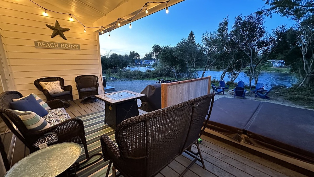 Ocean Shores House | Pets, Waterfront, Hot Tub, Fire Pit, Noon Checkout