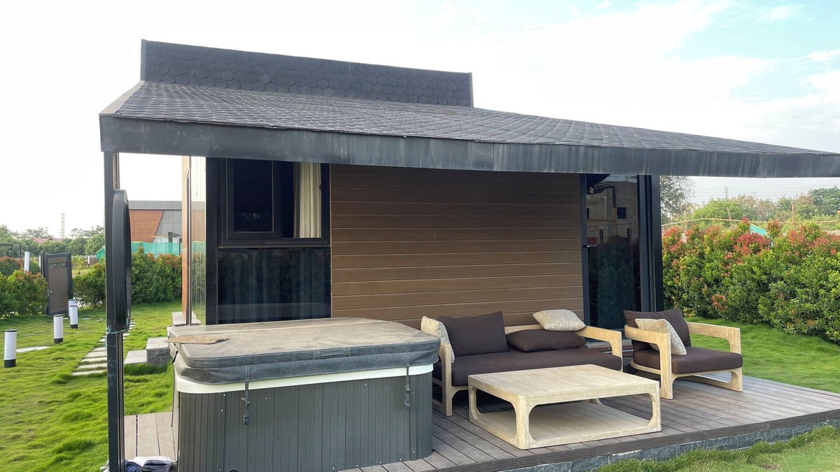Hyderabad Cottage | Pezo 2 Premium cabin with Private Jacuzzi Hyderabad