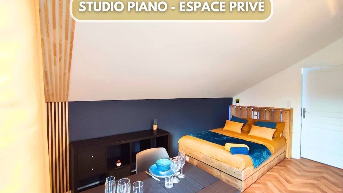 Chalons-en-Champagne Apartment | Piano Studio - Music in Champagne