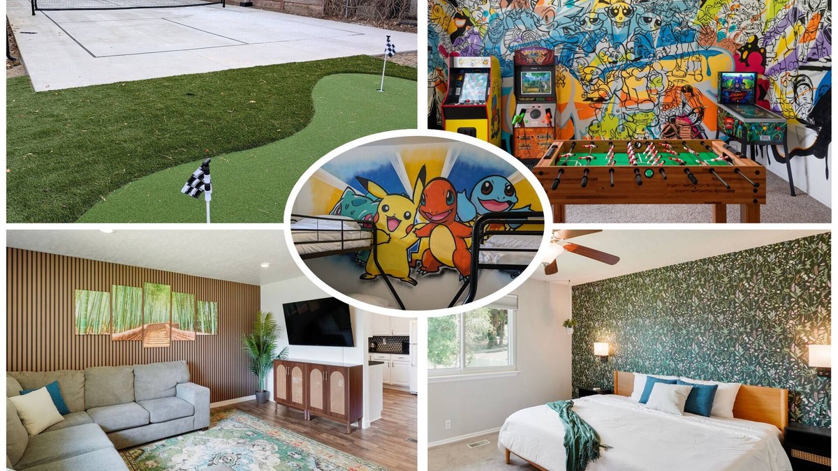Lakeview House | Pickleball, Golf, Arcade, Sleeps 15 people! Near Mountains, Ski Resorts, BYU/UVU