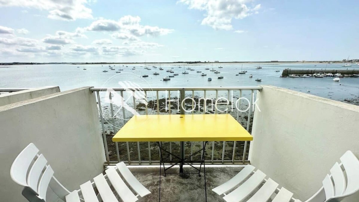 Port-Louis Apartment | Pieds dans l'eau ! T2 Top Cosy – Vue mer 180°