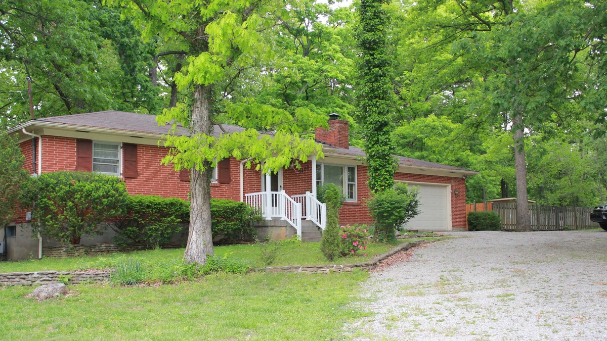 La Grange House | Pin Oak Guest House on quiet wooded lot with Swimming Pool