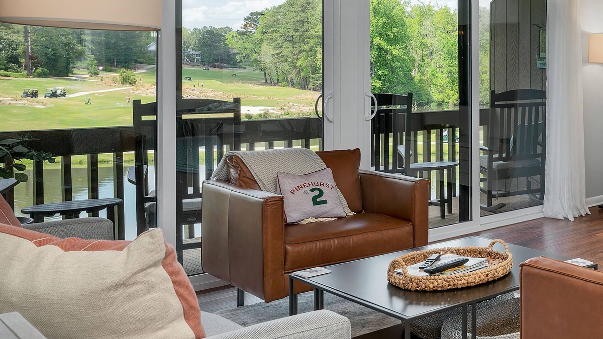 Pinehurst Condo | PINEHURST GOLF FRONT MODERN Condo. 2bd, 2bth Best golf views, close to clubhouse