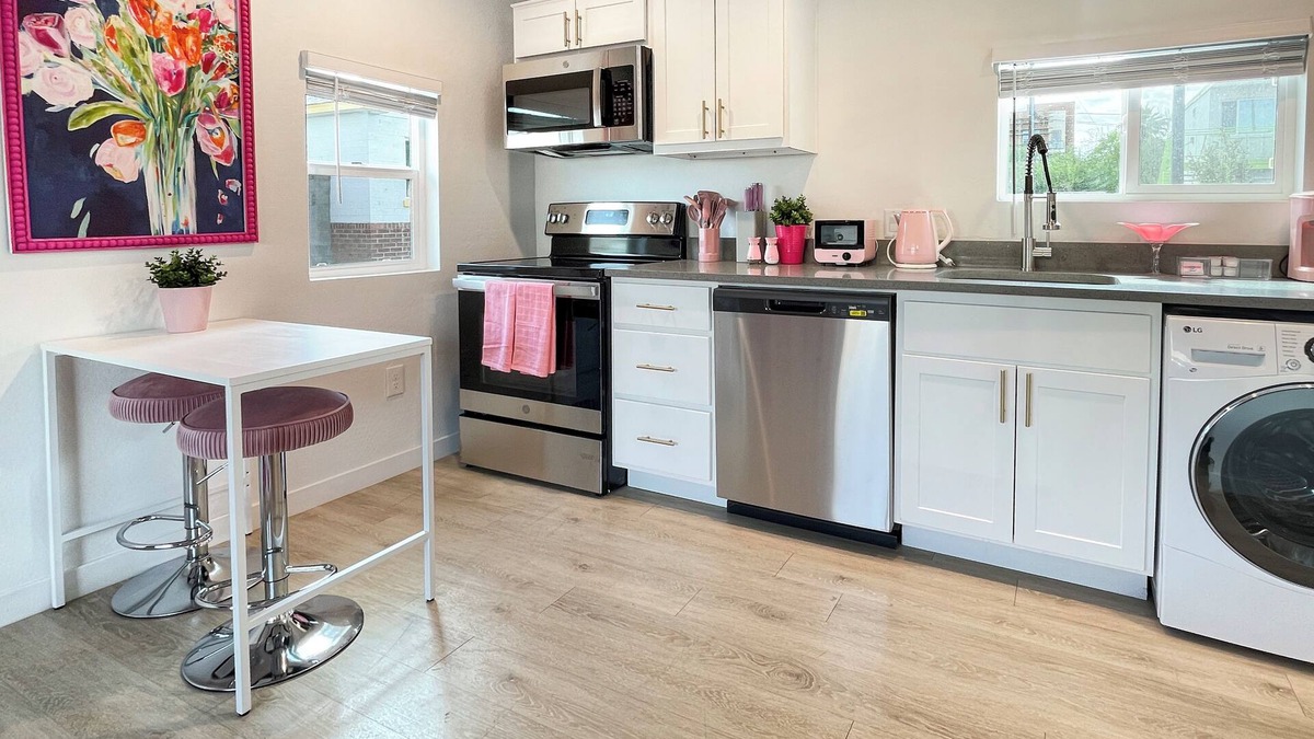 University Heights Cottage | Pink Paradise: Barbie-Themed Cottage Rental for a Whimsical Getaway!
