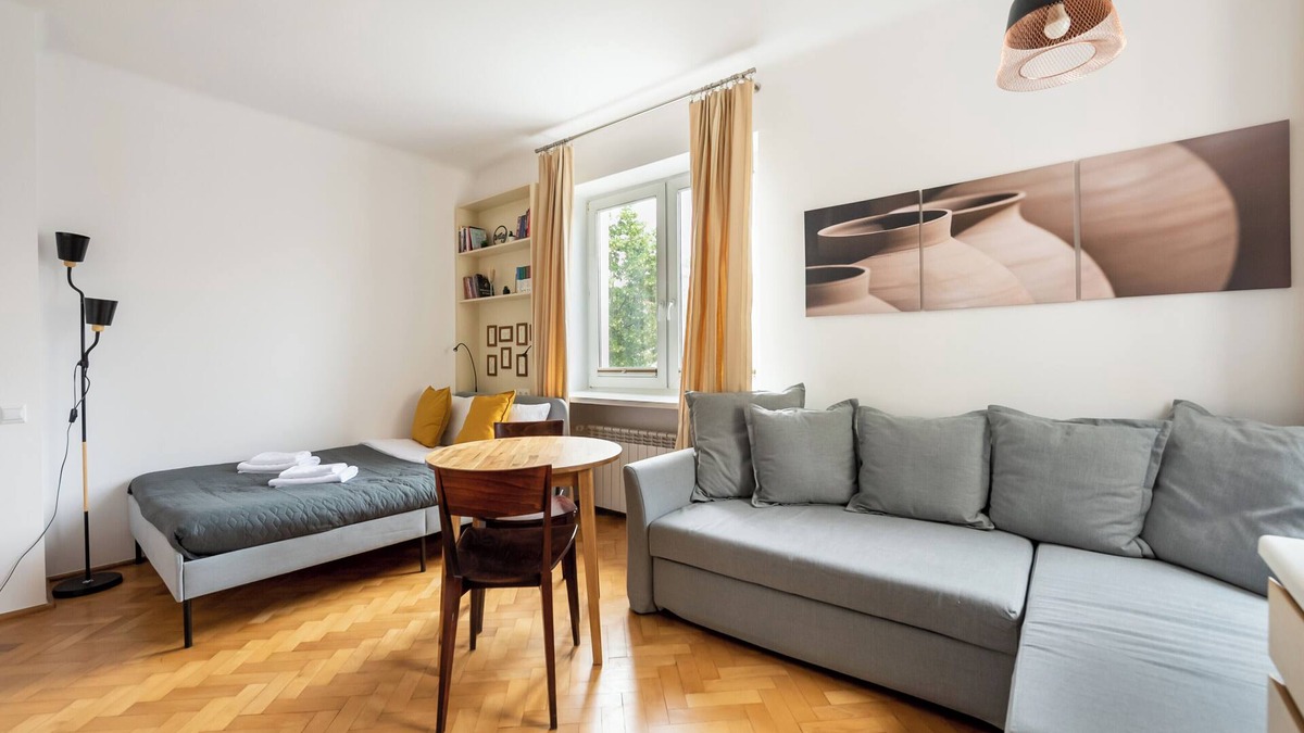 Srodmiescie Południowe Apartment | Plac Zbawiciela Comfy Studio
