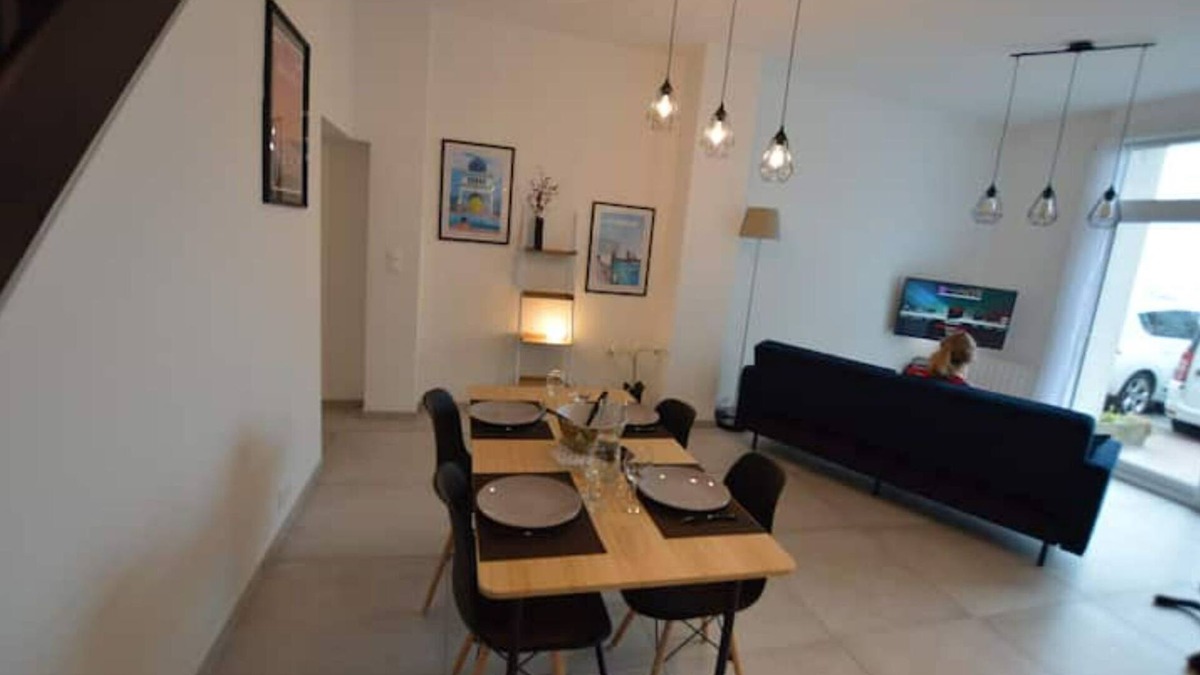 Malo-les-Bains Apartment | Plage de Malo-les-bains : Spacieux, Wifi, Vue