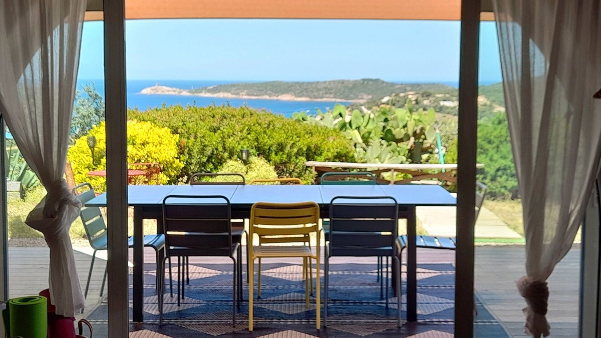 Cargese House | Plage du Péro Sea view, ground floor with private garden- Jacuzzi