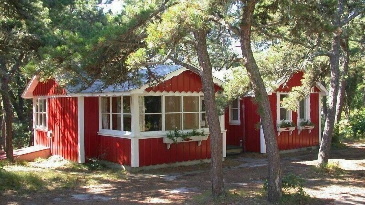 South Chatham Cottage | Pleasant Forest Shores #1 S. Chatham: Classic Swedish 'Stuga' style near beach
