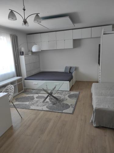 Nechvalin Apartment | Pokoje v přízemí RD - terasa, bazén, zahrada