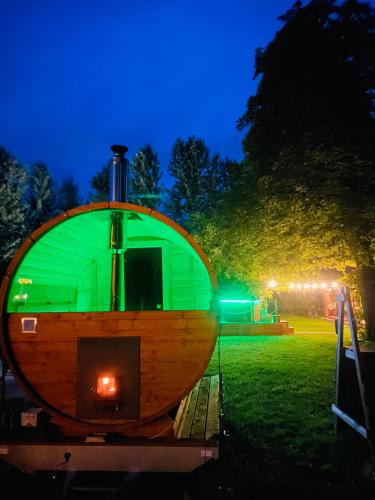 gmina Stary Brus House | Poleskie zacisze, domek Bocian, kominek, balia,sauna,wifi