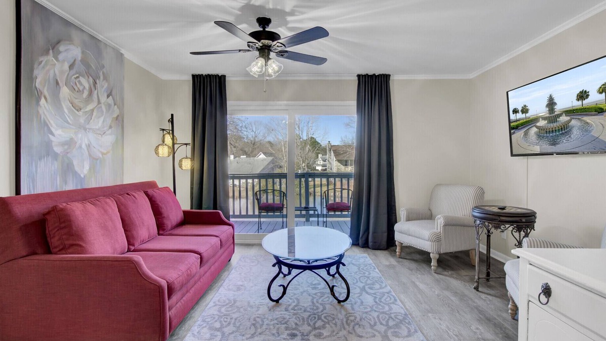 North Charleston Condo | Pond View Retreat