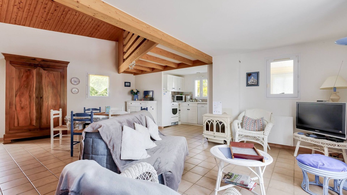 Bourgenay Ski Chalet | Pool - 250m from the golf course - House for 6