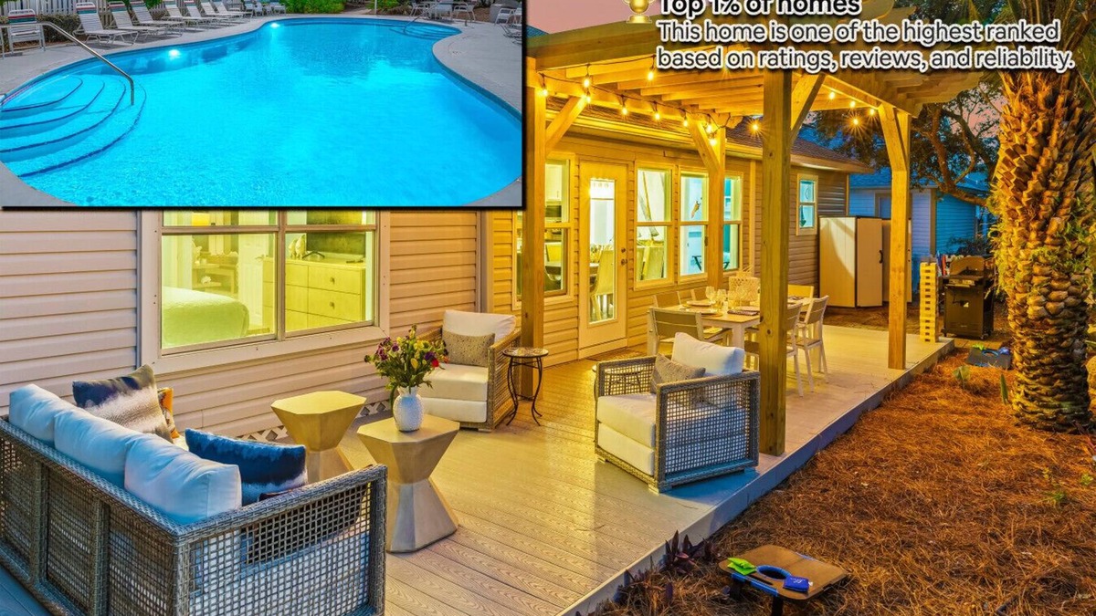 Clipper Cove Cottage | Pool, 4 min walk to Crystal Beach, Luxe home!