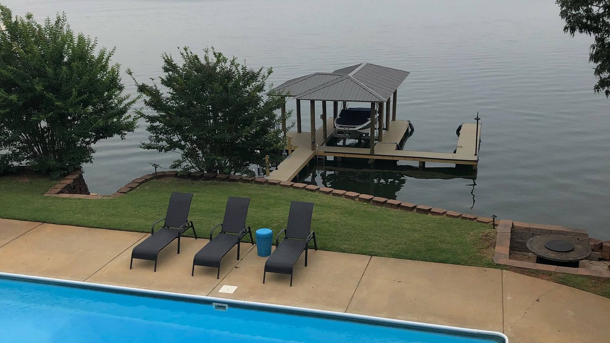 Curry Point House | Pool and Designer updated, Big Water View, Dock with deep Boat Slip!