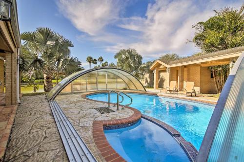 Harlingen House | Pool and Game Room Waterfront Harlingen Home