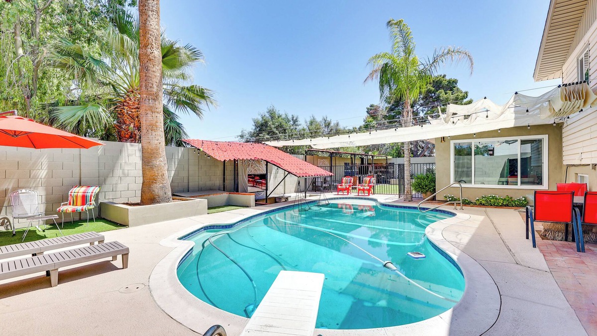 Dobson Ranch House | Pool & Fenced Yard: Pet-Friendly Mesa Retreat