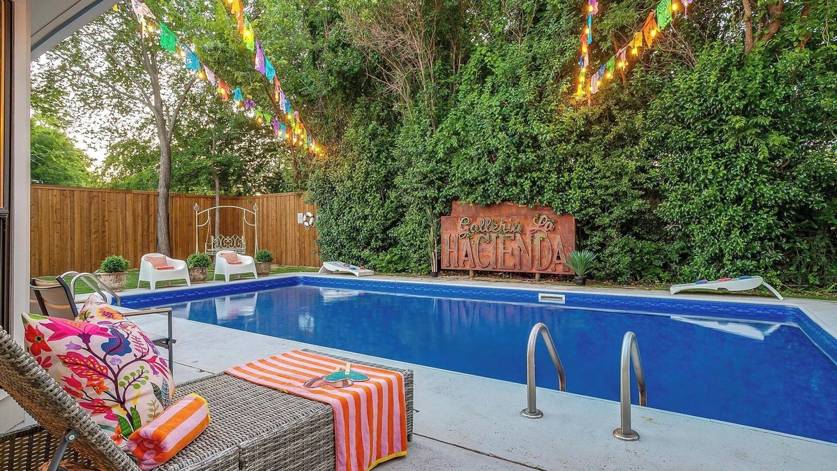 Westworth Village House | Pool, Hot Tub near Dickies Arena, Stockyards & TCU