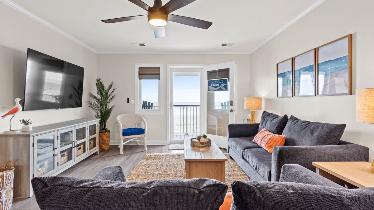 Ocean Isle Beach Condo | 🌊 Pool open- Oct! Oceanfront-All linens Incld-Stocked Kitchen