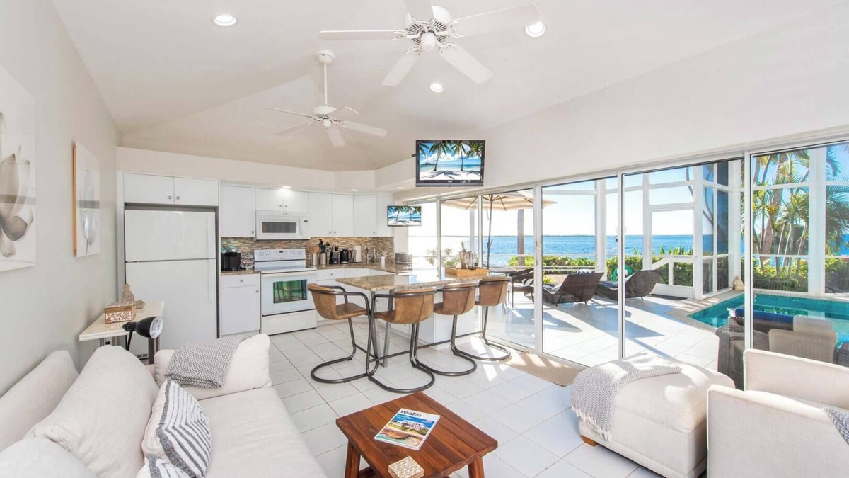 Rum Point House | Pools of the Kai #6: Modern Island Oasis w/Private Pool Atrium & Sandy Beach Vi