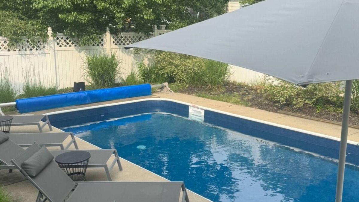 New Buffalo House | Poolside Bliss! Private Beach! Renovated home w/pool & 5 min cart ride to beach