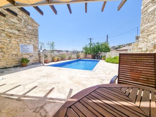 Skarinou Apartment | Poolside Escape Studio In Skarinou Village with Pool facilities